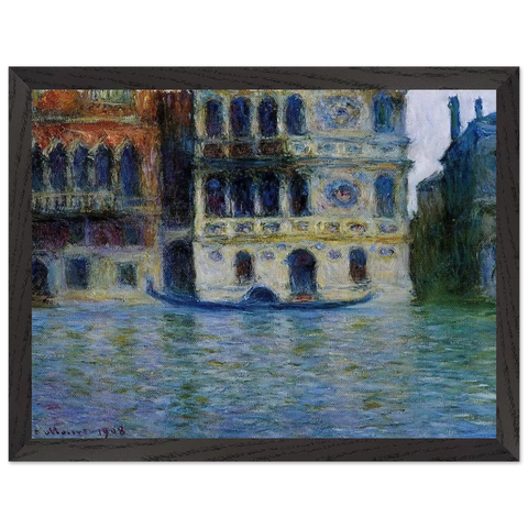 Palazzo Dario by Claude Monet — Framed art print at Zephyeer
