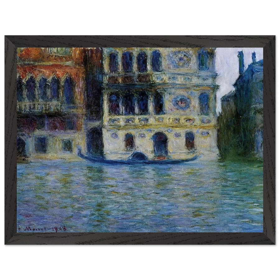 Palazzo Dario by Claude Monet — Framed art print at Zephyeer