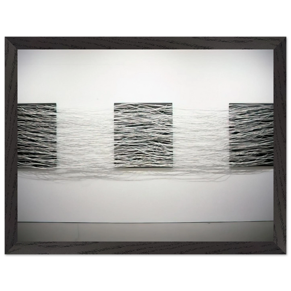 METRONOMIC IRREGULARITY II 1966 by Eva Hesse — Framed art print at Zephyeer