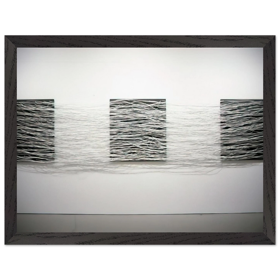 METRONOMIC IRREGULARITY II 1966 by Eva Hesse — Framed art print at Zephyeer