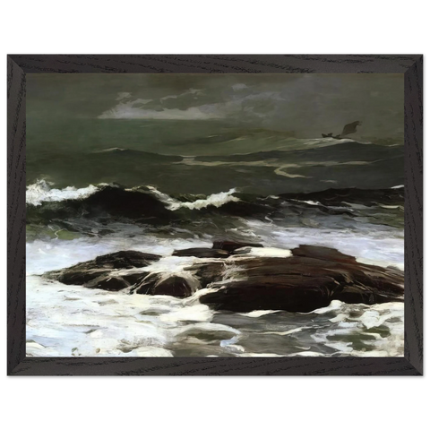 SUMMER SQUALL 1904 by Winslow Homer — Framed art print at Zephyeer