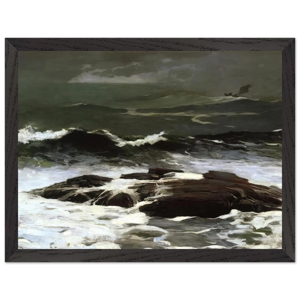 SUMMER SQUALL 1904 by Winslow Homer — Framed art print at Zephyeer