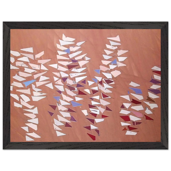 On Gray Pink - 1988 by Robert Goodnough — Framed art print at Zephyeer