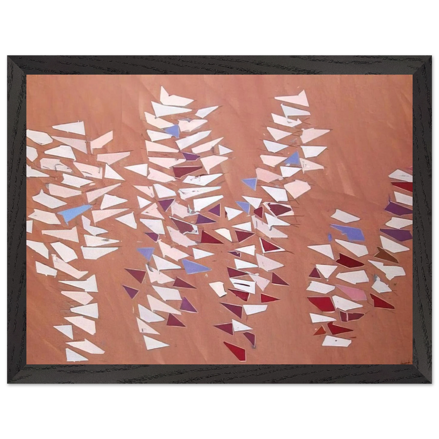 On Gray Pink - 1988 by Robert Goodnough — Framed art print at Zephyeer