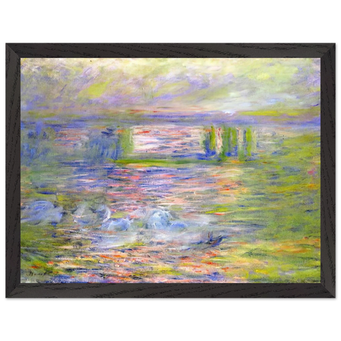 Charing Cross Bridge 2 by Claude Monet — Framed art print at Zephyeer