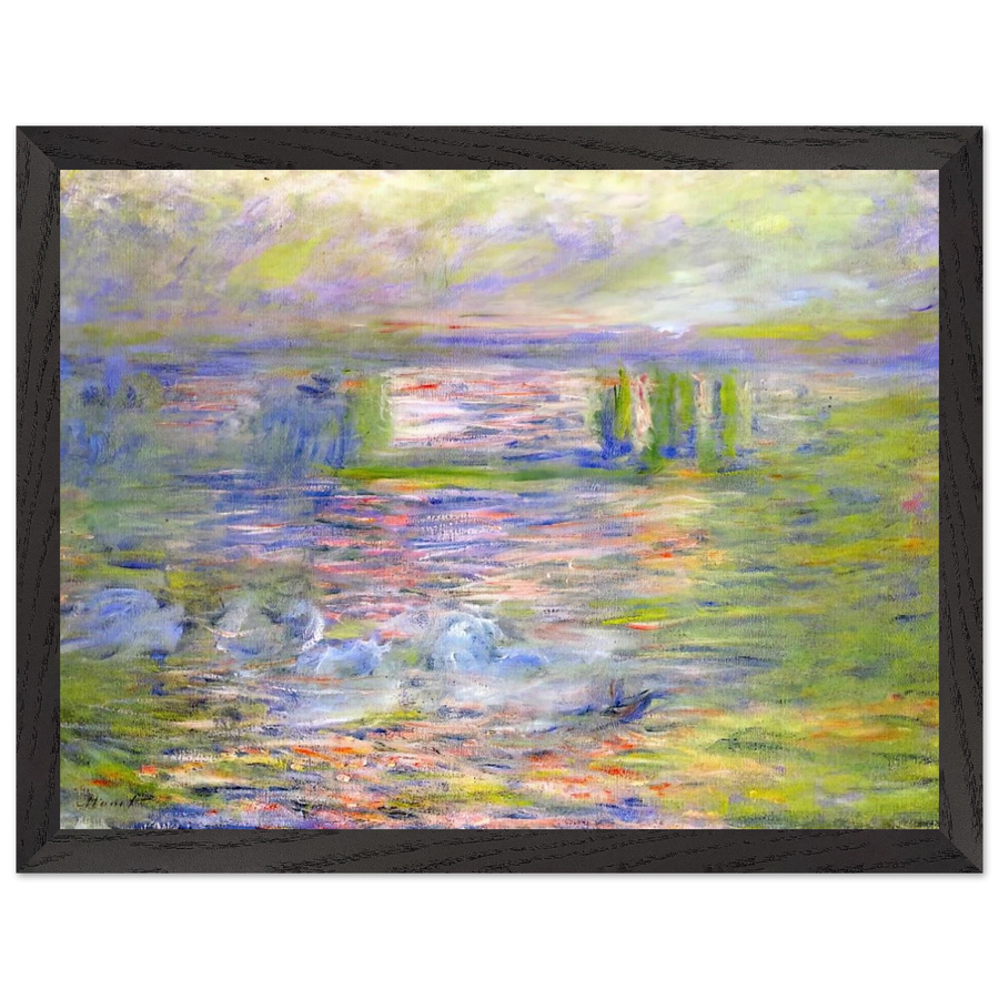 Charing Cross Bridge 2 by Claude Monet — Framed art print at Zephyeer