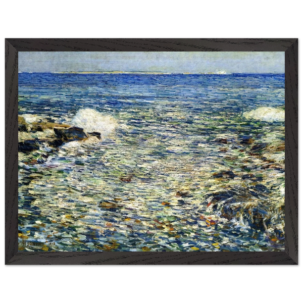 Surf, Isles of Shoals by Childe Hassam — Framed art print at Zephyeer
