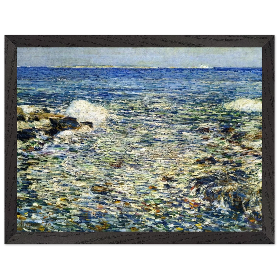 Surf, Isles of Shoals by Childe Hassam — Framed art print at Zephyeer