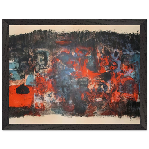 UNTITLED 1956 by Zao Wou-Ki — Framed art print at Zephyeer