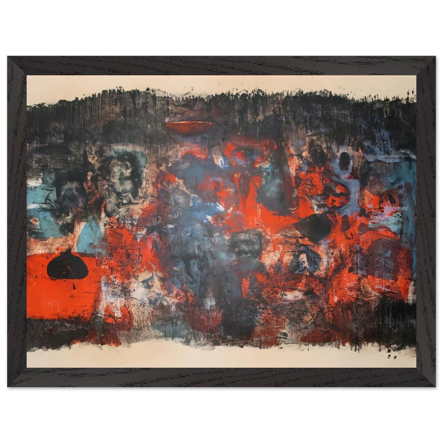 UNTITLED 1956 by Zao Wou-Ki — Framed art print at Zephyeer