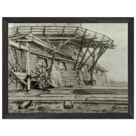Saw Mill by Vincent van Gogh — Framed art print at Zephyeer