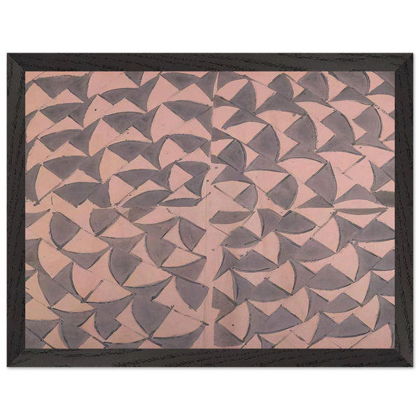 Rosa grigio grande - 1973 by Carla Accardi — Framed art print at Zephyeer