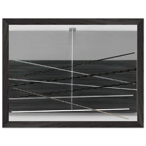VIBRATIONS M TALLIQUES 1969 by Jesus Rafael Soto — Framed art print at Zephyeer