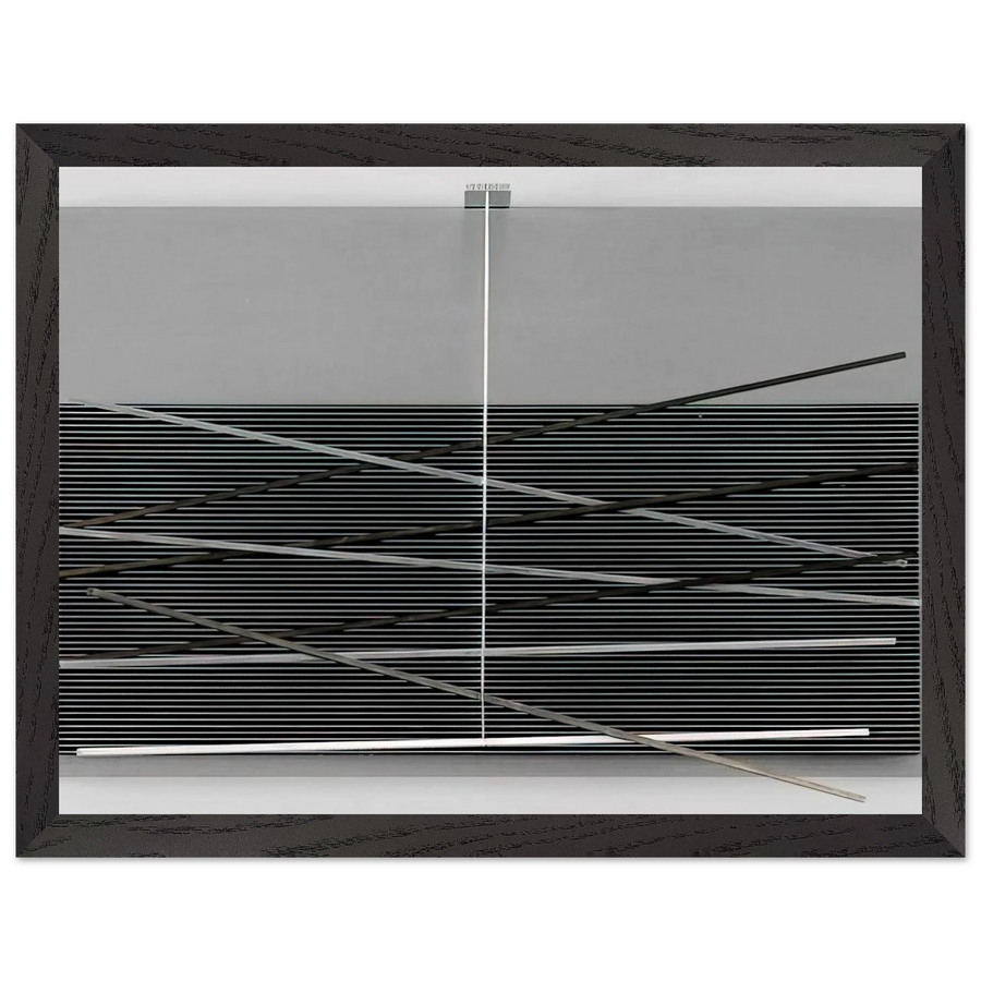 VIBRATIONS M TALLIQUES 1969 by Jesus Rafael Soto — Framed art print at Zephyeer