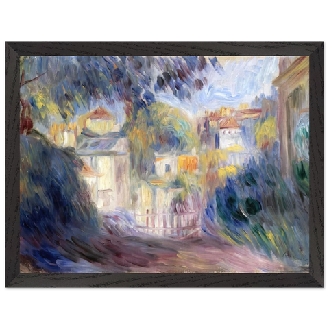 Landscape with Red Roofs by Pierre-Auguste Renoir — Framed art print at Zephyeer