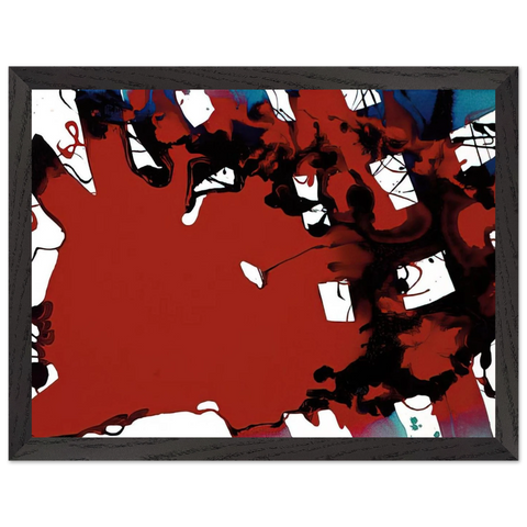 Untitled  SFP94-133  SFF 1803 by Sam Francis — Framed art print at Zephyeer