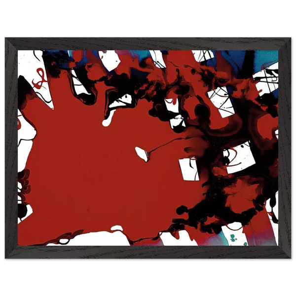 Untitled  SFP94-133  SFF 1803 by Sam Francis — Framed art print at Zephyeer