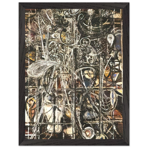 Figure by Richard Pousette-Dart — Framed art print at Zephyeer