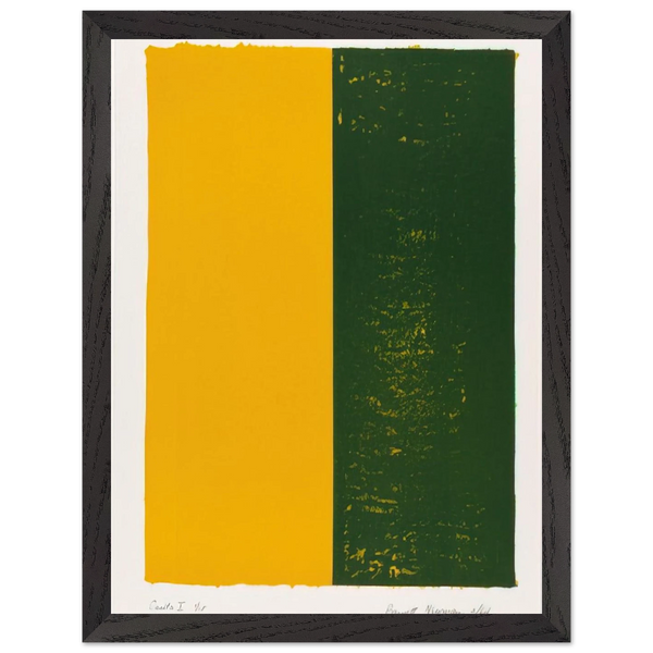 Canto X by Barnett Newman — Framed art print at Zephyeer