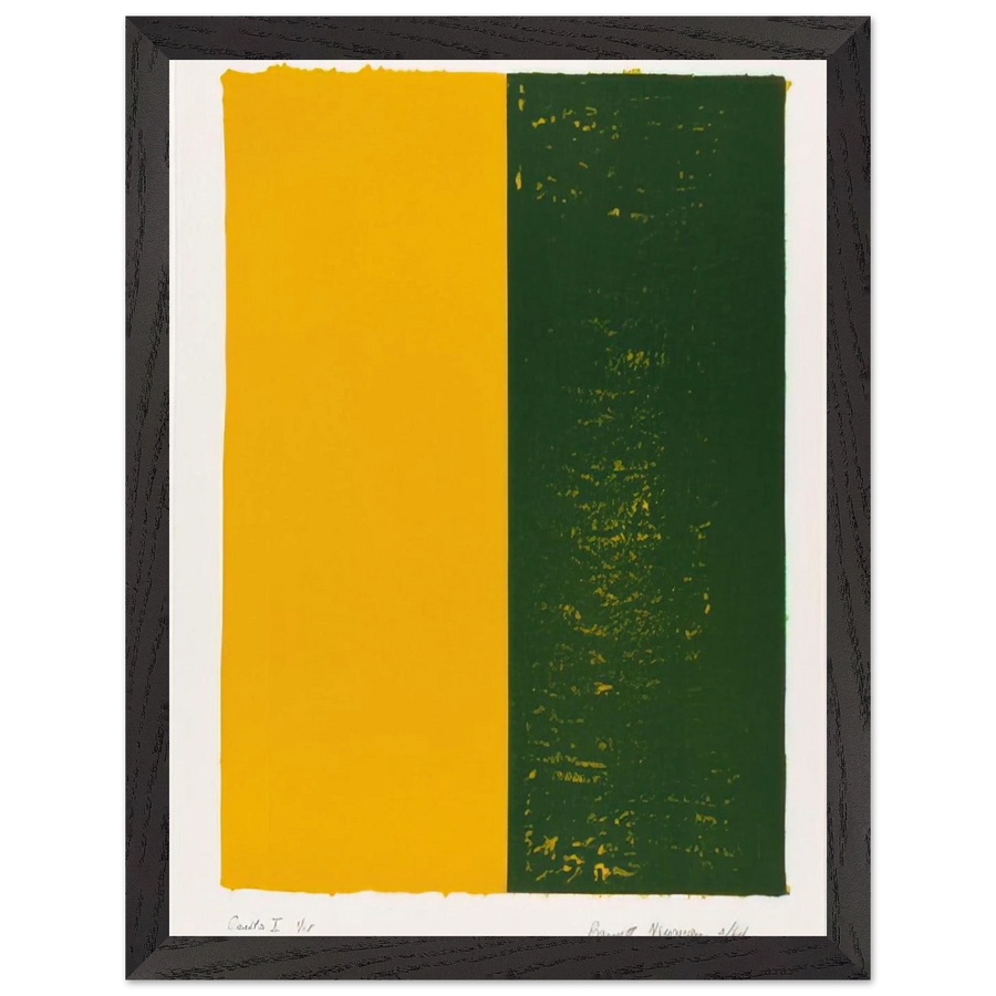 Canto X by Barnett Newman — Framed art print at Zephyeer