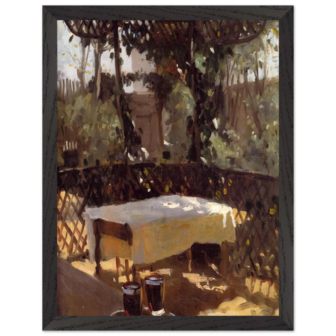 Two Wine Glasses by John Singer Sargent — Framed art print at Zephyeer