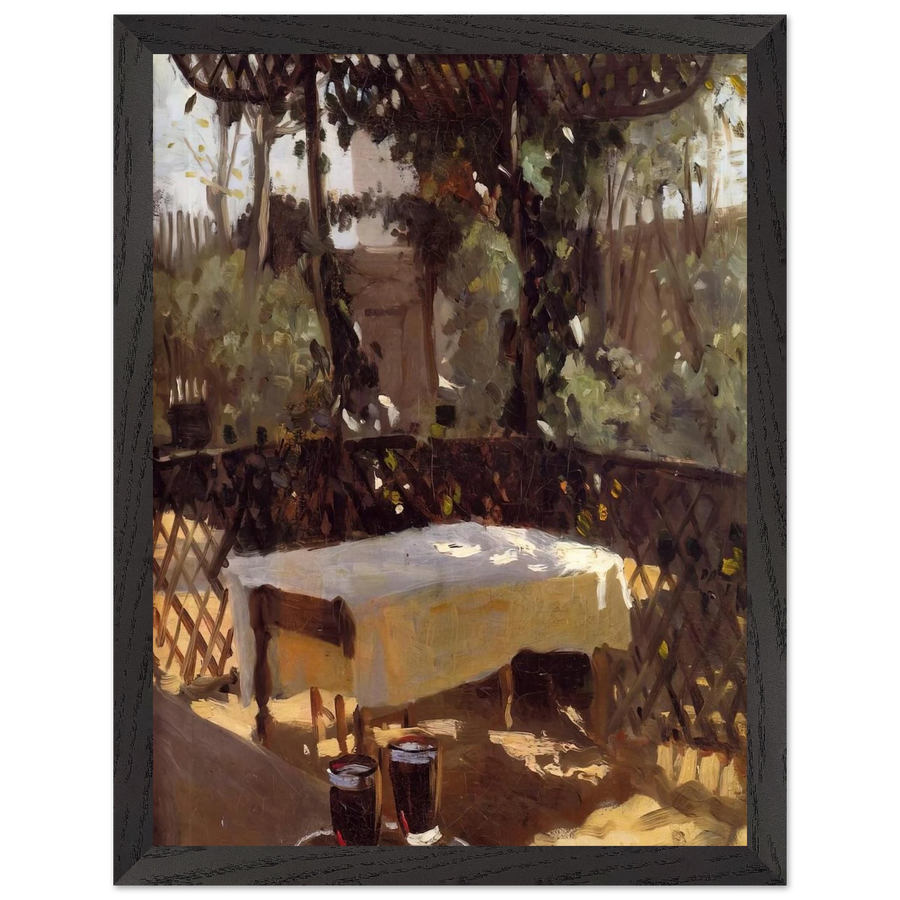 Two Wine Glasses by John Singer Sargent — Framed art print at Zephyeer