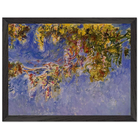 Wisteria by Claude Monet — Framed art print at Zephyeer