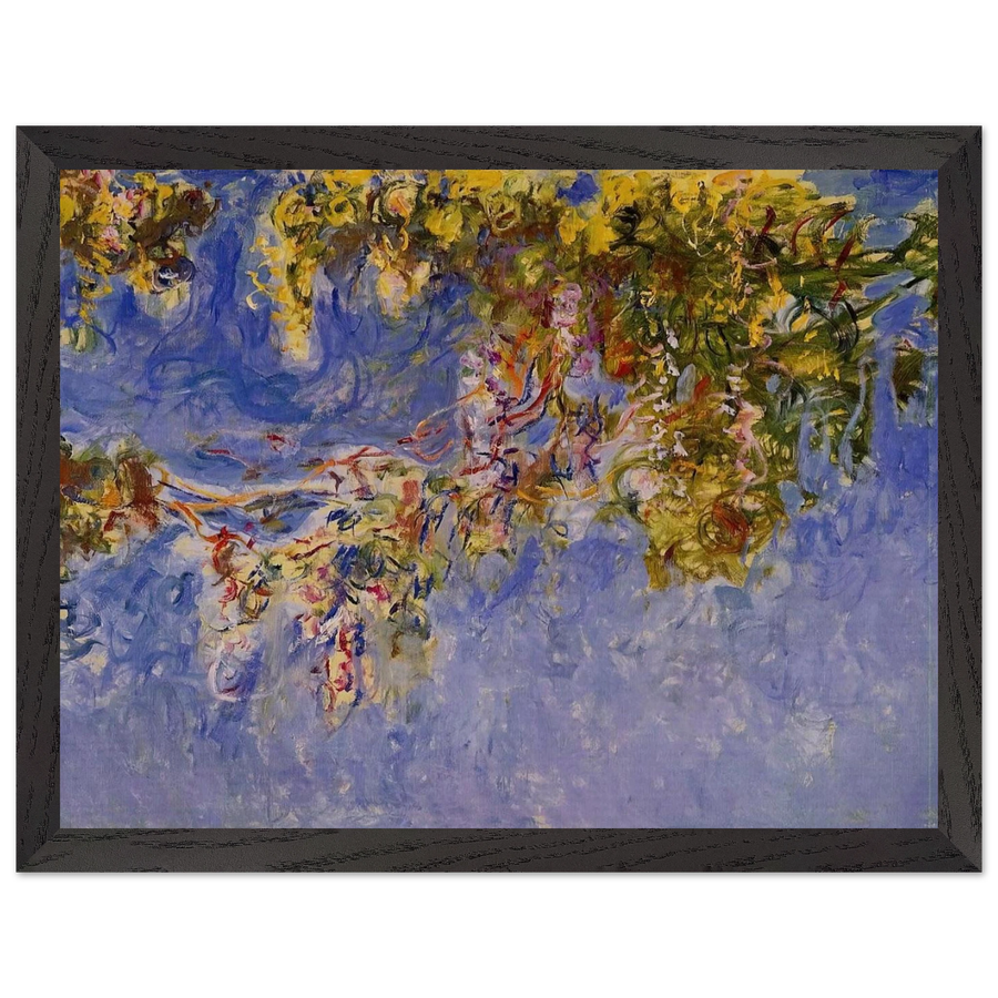 Wisteria by Claude Monet — Framed art print at Zephyeer