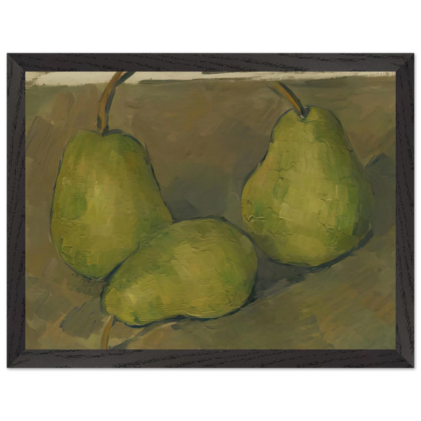 Three Pears by Paul Cézanne — Framed art print at Zephyeer
