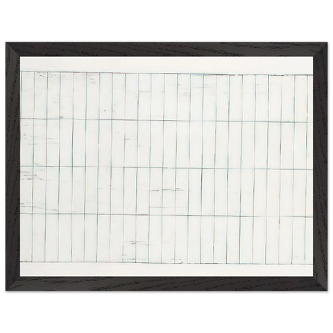 Grid I Lewison 17 - Minimalism by Brice Marden — Framed art print at Zephyeer