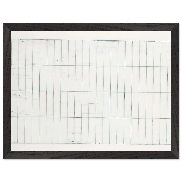 Grid I Lewison 17 - Minimalism by Brice Marden — Framed art print at Zephyeer