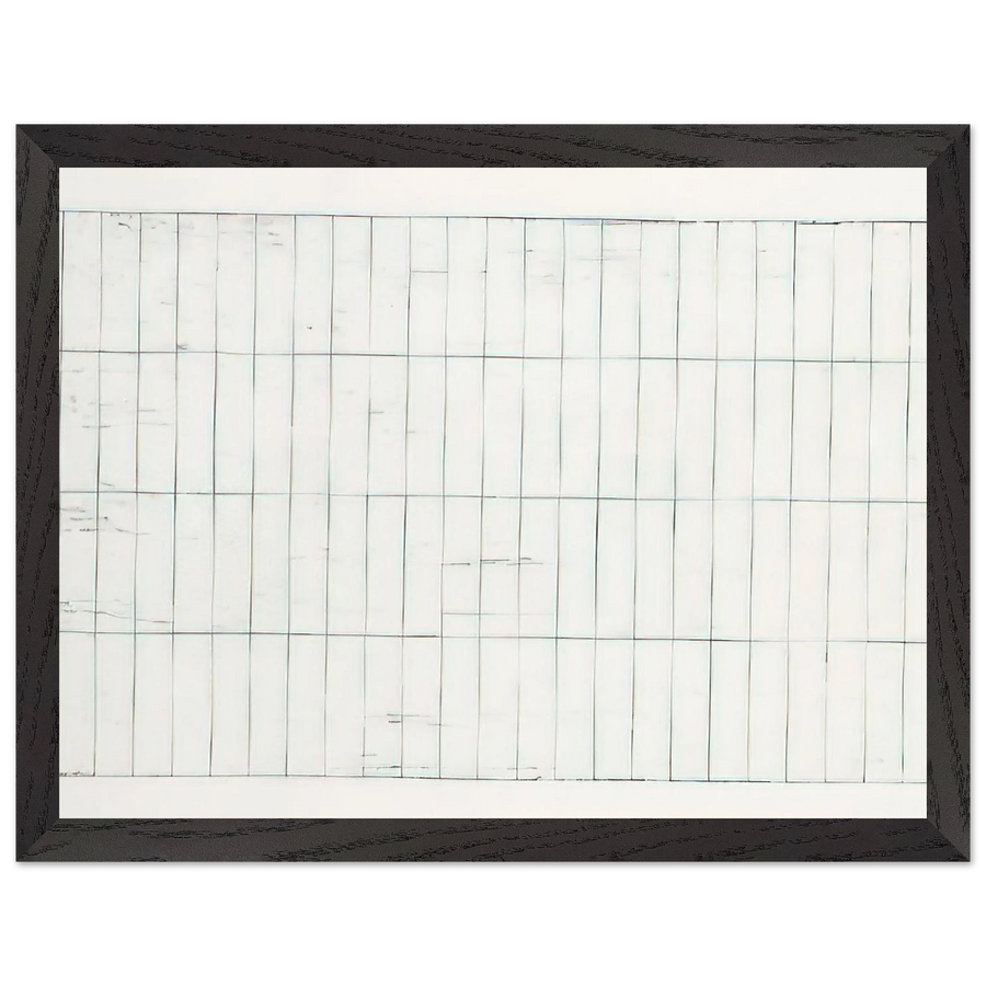 Grid I Lewison 17 - Minimalism by Brice Marden — Framed art print at Zephyeer