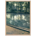 THE YERRES RAIN by Gustave Caillebotte — Framed art print at Zephyeer