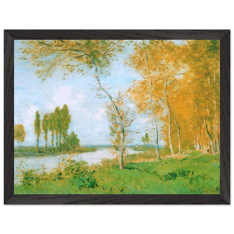 The Spring in Argentuil by Claude Monet — Framed art print at Zephyeer