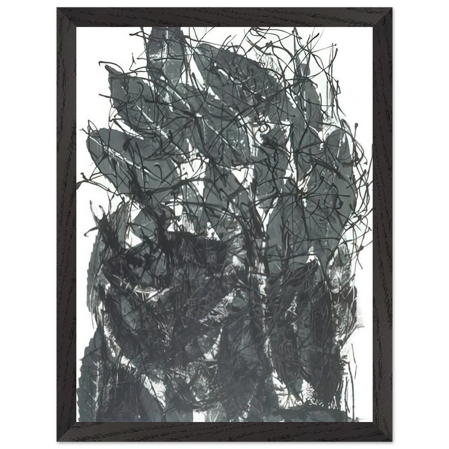 Leaves I by Jean-Paul Riopelle — Framed art print at Zephyeer