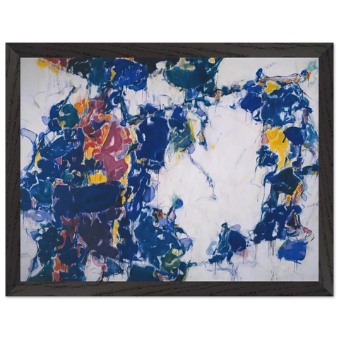 Around the Blues by Sam Francis — Framed art print at Zephyeer