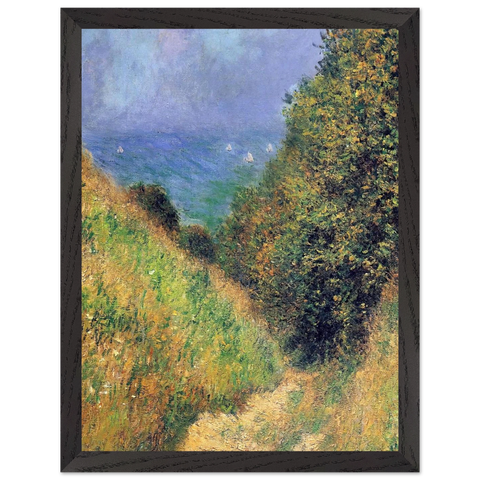 Path at Pourville 02 by Claude Monet — Framed art print at Zephyeer