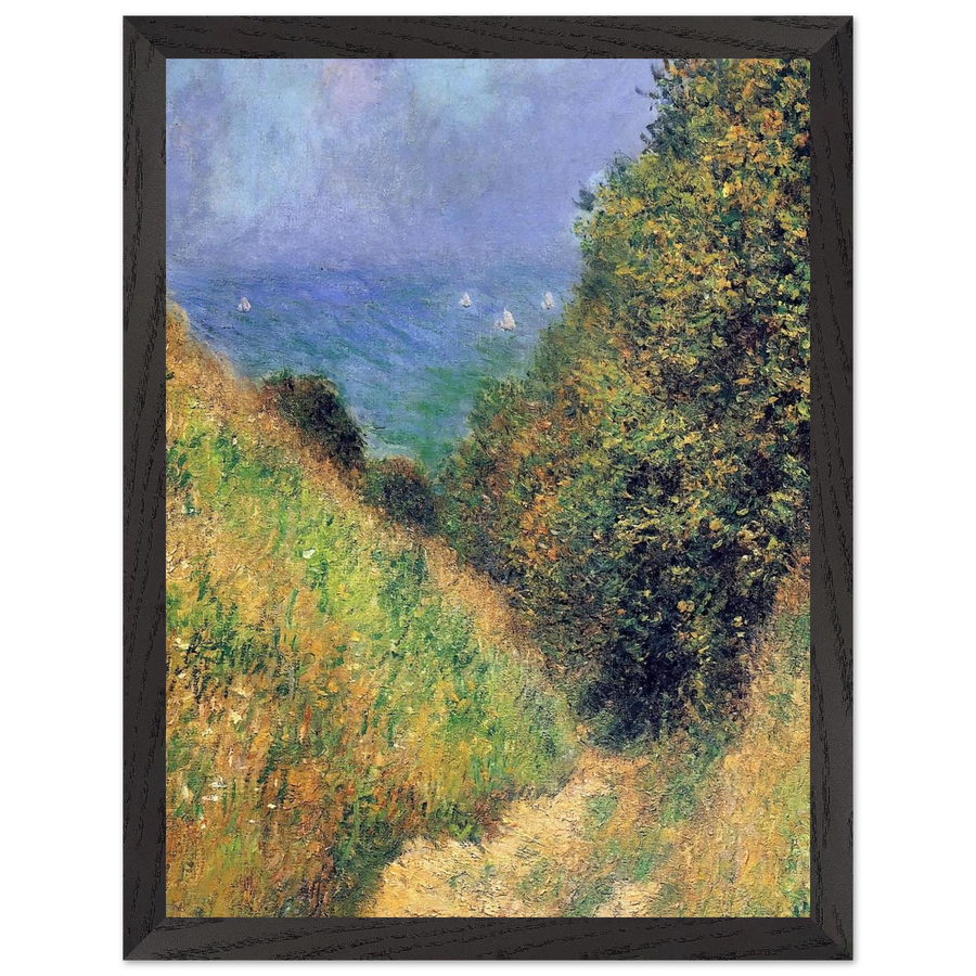Path at Pourville 02 by Claude Monet — Framed art print at Zephyeer