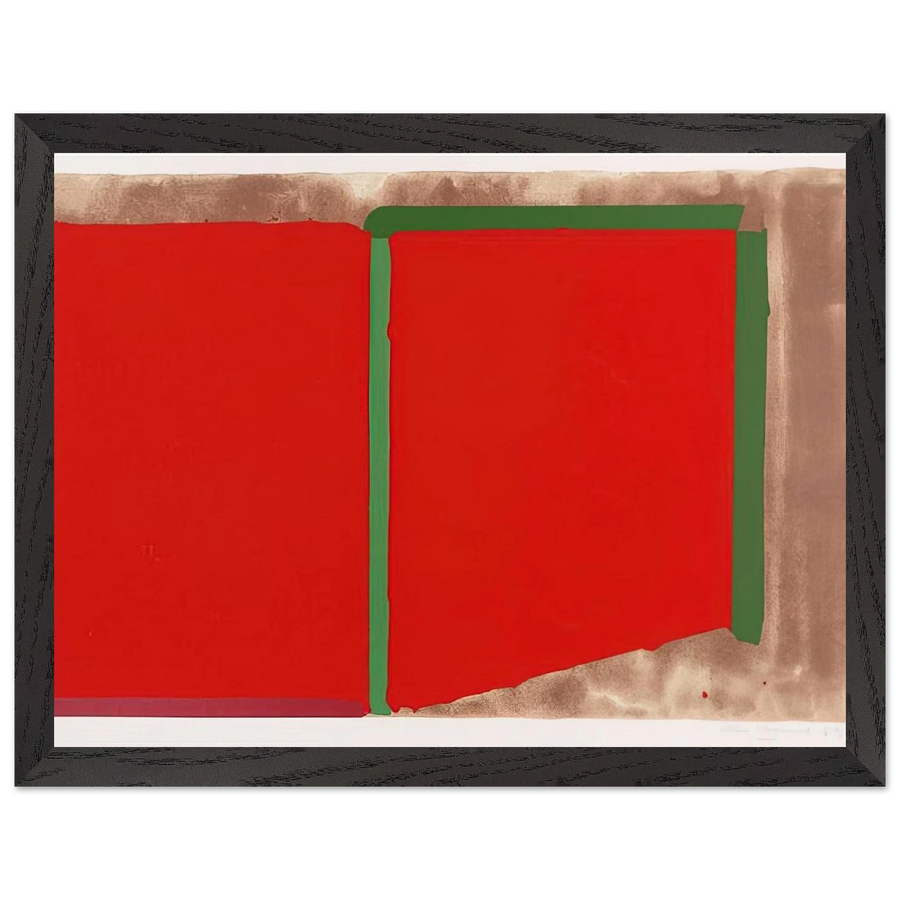 Reds, Greens - 1969 by John Hoyland — Framed art print at Zephyeer