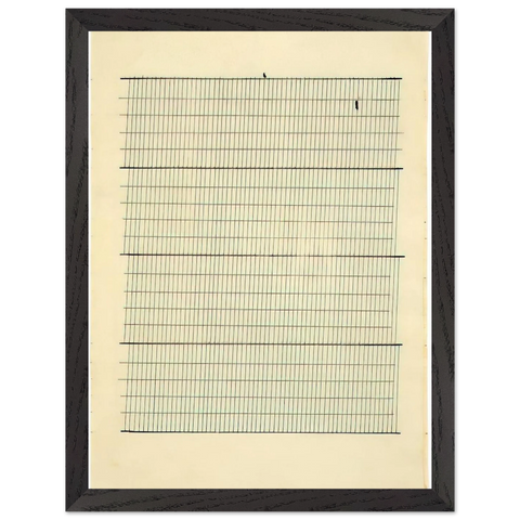 Aspiration by Agnes Martin — Framed art print at Zephyeer