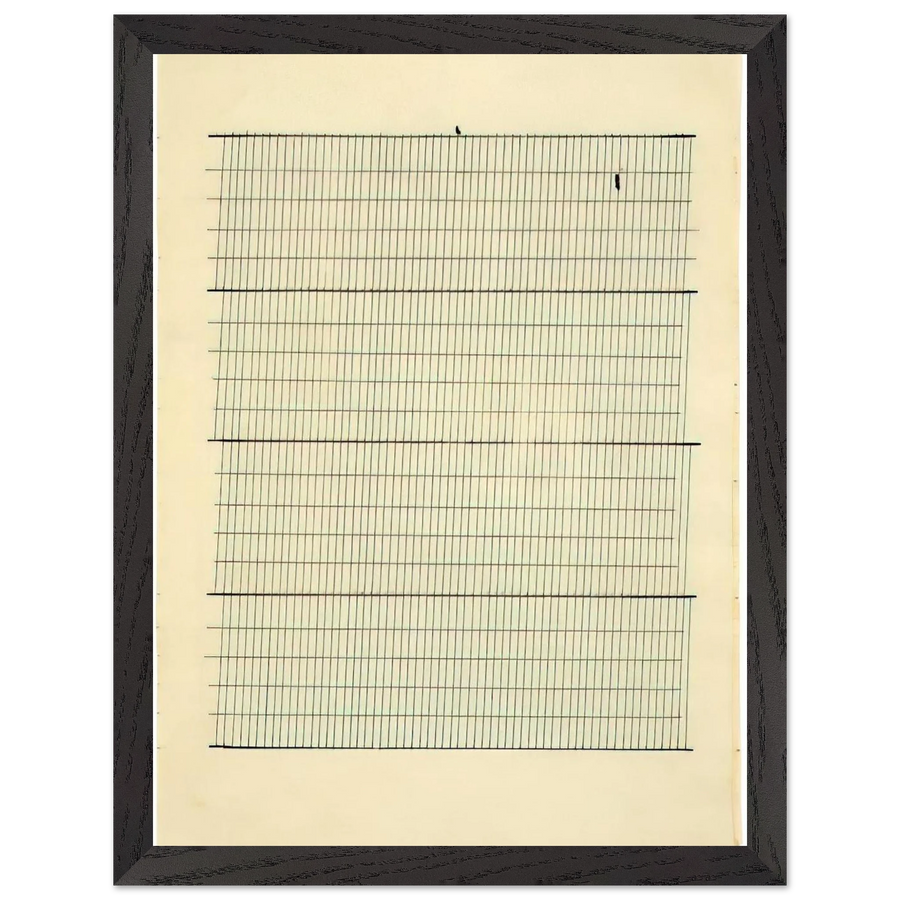Aspiration by Agnes Martin — Framed art print at Zephyeer