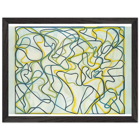 Third Letter - 2009 by Brice Marden — Framed art print at Zephyeer