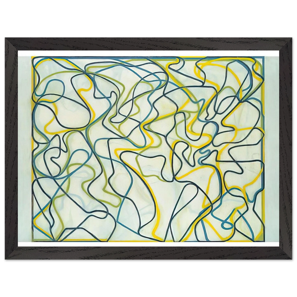 Third Letter - 2009 by Brice Marden — Framed art print at Zephyeer
