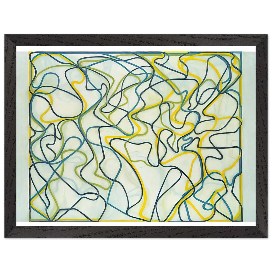 Third Letter - 2009 by Brice Marden — Framed art print at Zephyeer