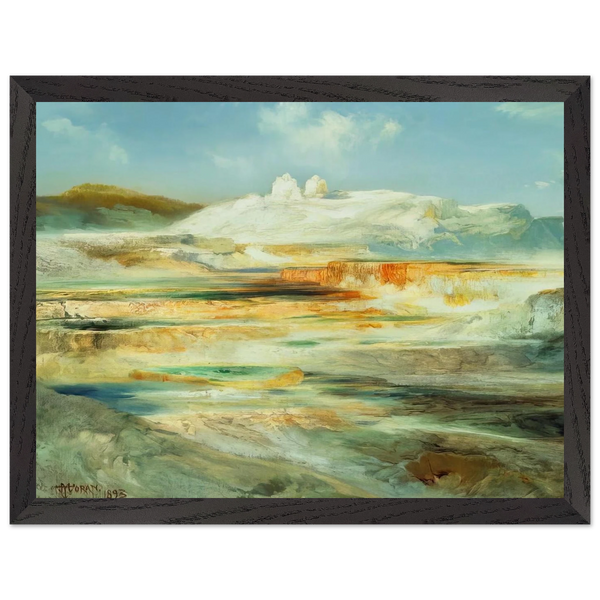 Jupiter Terrace Yellowstone by Thomas Moran — Framed art print at Zephyeer