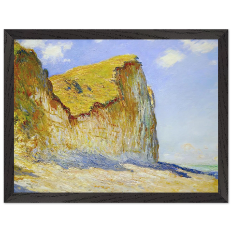 Cliffs near Pourville by Claude Monet — Framed art print at Zephyeer