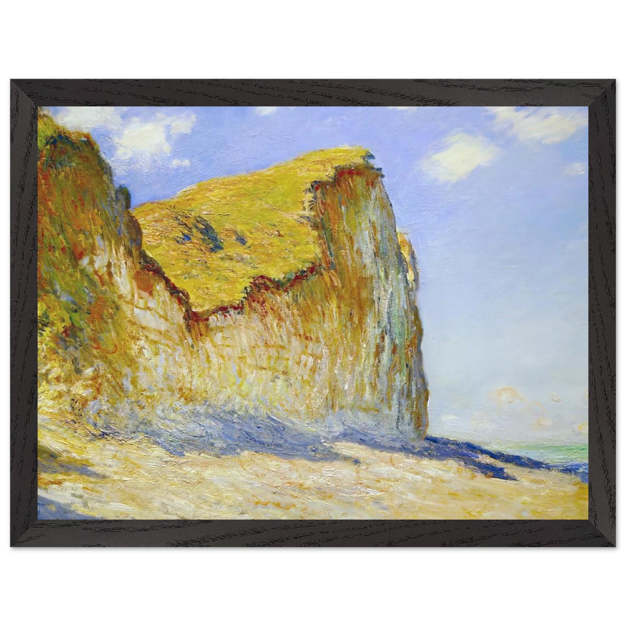 Cliffs near Pourville by Claude Monet — Framed art print at Zephyeer