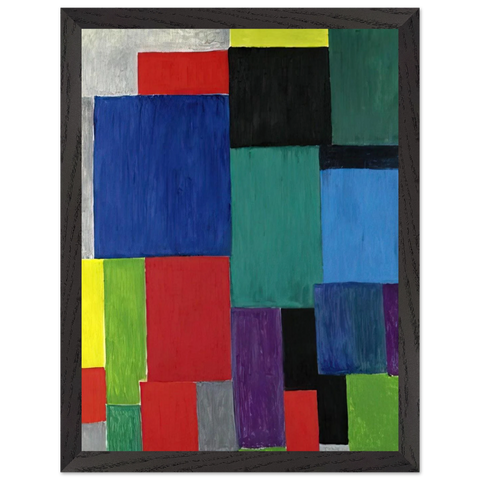 COLOR RHYTHM 1967 by Sonia Delaunay — Framed art print at Zephyeer