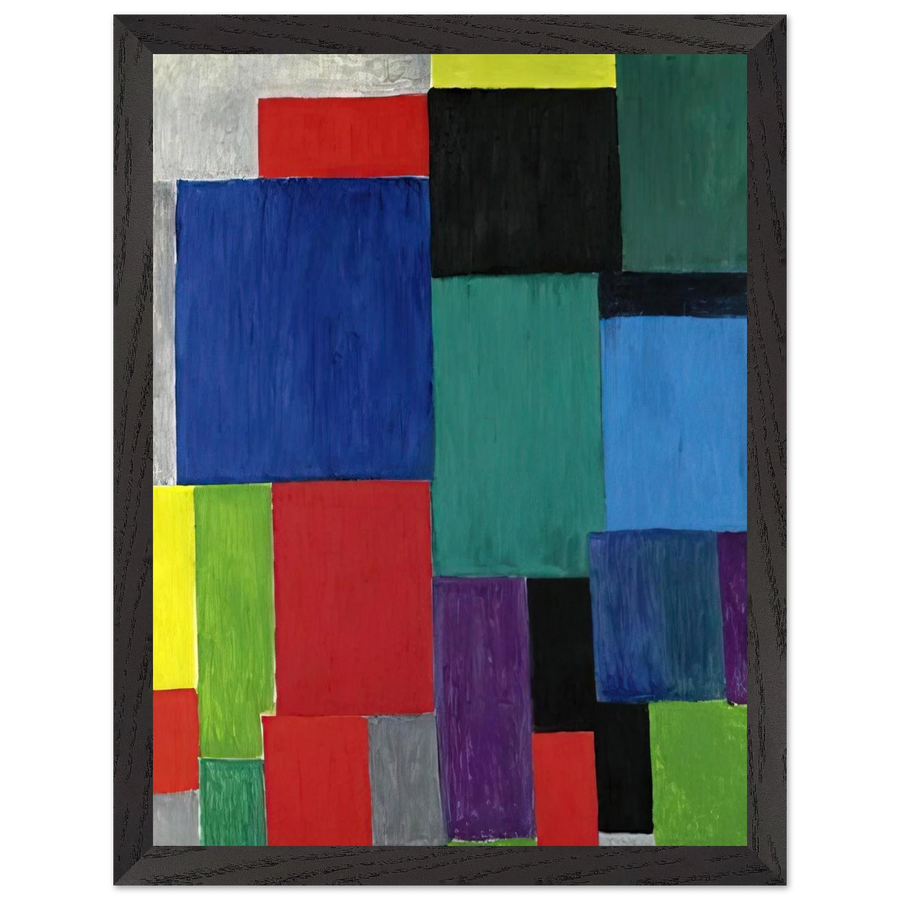 COLOR RHYTHM 1967 by Sonia Delaunay — Framed art print at Zephyeer