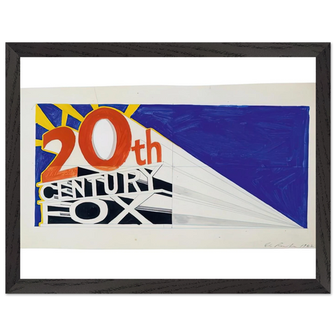 TRADEMARK 3 1962 by Edward Ruscha — Framed art print at Zephyeer